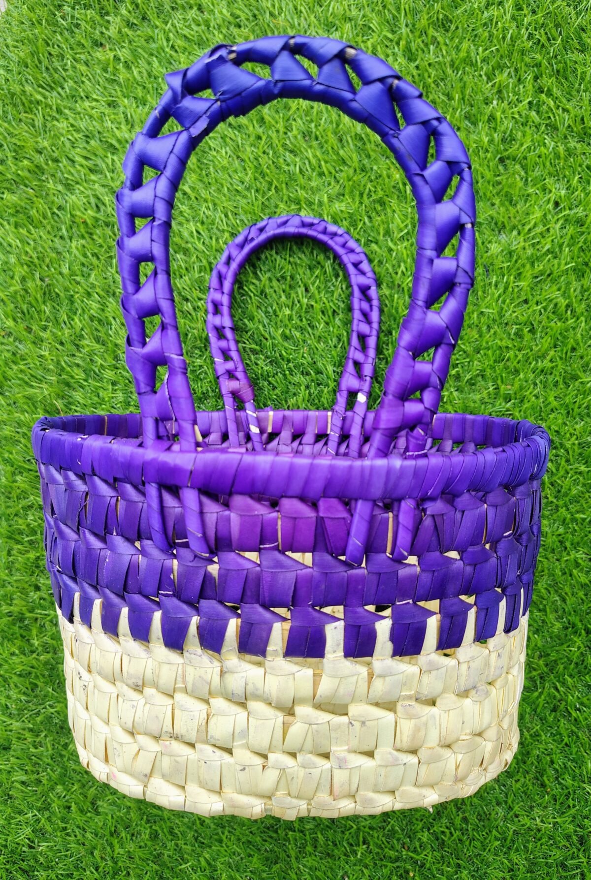 "Vibrant Handwoven Palm Baskets – Eco-Friendly & Stylish" - Image 4