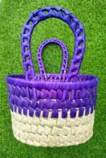"Vibrant Handwoven Palm Baskets – Eco-Friendly & Stylish" - Image 4