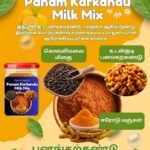 Panam Karkandu Milk Mix – Palm Candy, Pepper & Turmeric Health Drink Powder