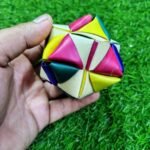 Handwoven Palm Leaf Puzzle Ball – Eco-Friendly Handmade Fidget Toy