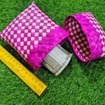 Handmade Palm Leaf Money Pouch (Compact Cash Holder)