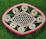 Diamond Shape Palm Leaf Pooja Plate - Image 3