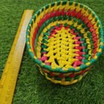 Palm Leaf Set Coloured Basket (Set of 3) - Image 6