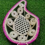 Mango Shape Palm Leaf Fruit Plate