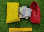 Compact Palm Leaf Purse - 7*4 Size