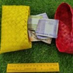 Compact Palm Leaf Purse - 7*4 Size